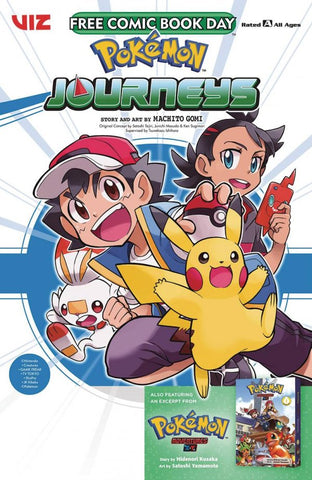 Free Comic Book Day 2022: Pokemon Journeys Issue #1 March 2022 Comic Book