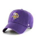 Vikings Hat 47' Clean Up Adjustable Purple