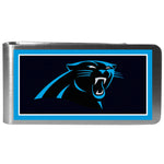 Panthers Money Clip Steel SS Logo MVP NFL