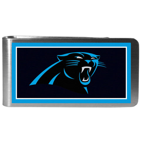 Panthers Money Clip Steel SS Logo MVP NFL