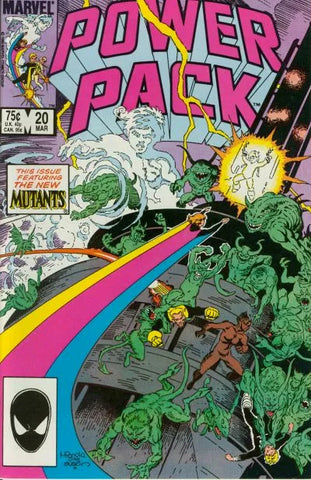 Power Pack Issue #20 March 1986 Comic Book