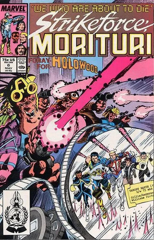 Strikeforce: Morituri Issue #6 May 1987 Comic Book