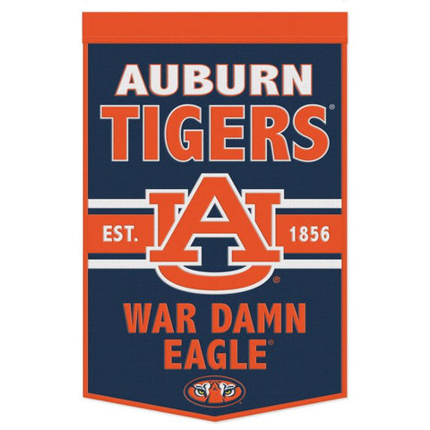 Auburn 24"x38" Wool Banner Slogan