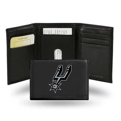 Spurs Leather Wallet Embroidered Trifold