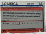 Yankees Jonathan Loaisiga 2019 Topps Chome No.RA-JL 005/250 Autographed Rookie Single Card