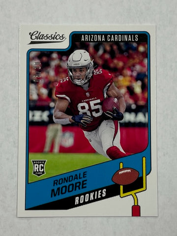 Cardinals Rondale Moore 2021 Panini Classics No.167 03/10 Rookie Single Card