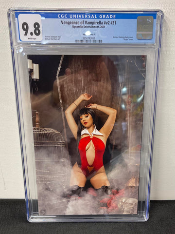Vengeance of Vampirella Issue #v2 #21 Year 2021 Cosplay Virgin Variant CGC Graded 9.8 Comic Book