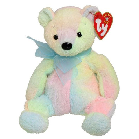 TY Beanie Baby 7.5" - Mellow the Ty-Dyed Bear 2000