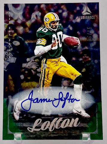 Packers James Lofton 2025 Panini Luminance No. 12 #05/25 Autographed Single Card