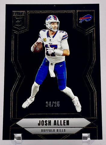 Bills Josh Allen 2025 Panini Donruss Elite No.33 #24/25 Single Card