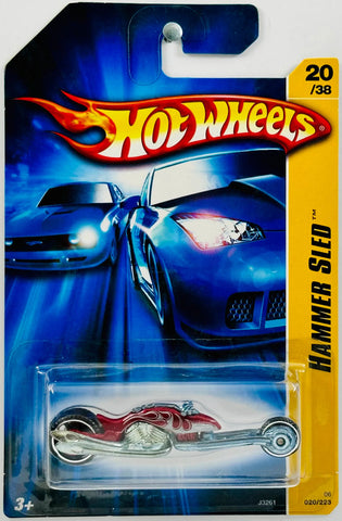 2006 HW Collector 20/38 - Hammer Sled Red - Hot Wheels #020/223