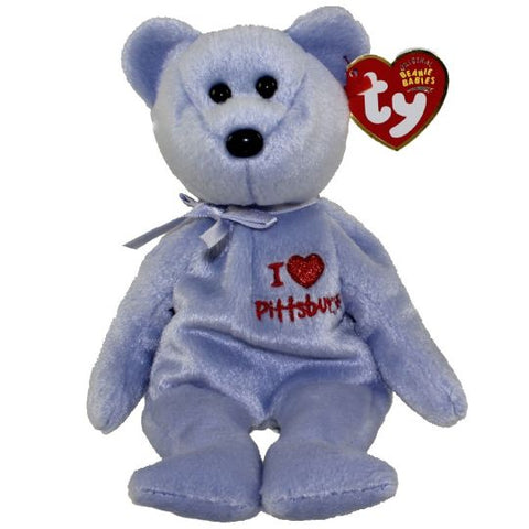 TY Beanie Baby 8.5" - Pittsburgh the Bear (I Love Pittsburgh - Show Exclusive) 2004