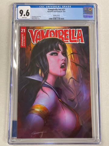 Vampirella Issue #v5 #21 September 2021 Variant Cover C CGC Graded 9.6 Comic Book