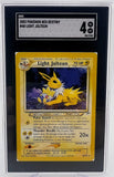Pokémon #48 Light Jolteon 2002 Neo Destiny No. 48/105 SGC Graded 4 Single Card