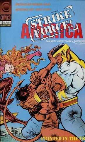 Strike force America Issue #1 August 1992 Comic Book