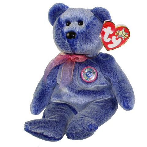 TY Beanie Baby 8.5" - Periwinkle the e-Bear 2000