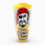 Pirates 24oz Wrap Tervis w/ Lid "Raise the Jolly Roger"