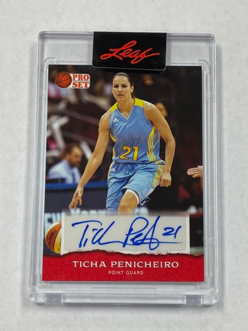 Sports Agent/Basketball Ticha Penicheiro 2022 Leaf Pro Set Sports No.PSA-TP-1 Autographed Single Card