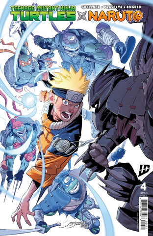 Teenage Mutant Ninja Turtles X Naruto Issue #4 June 2025 Cover A Comic Book