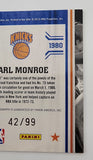 Knicks Earl Monroe 2010 Panini America-Limited #10 42/99 Autographed Single Card