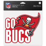 Buccaneers 8x8 DieCut Decal Color Slogan