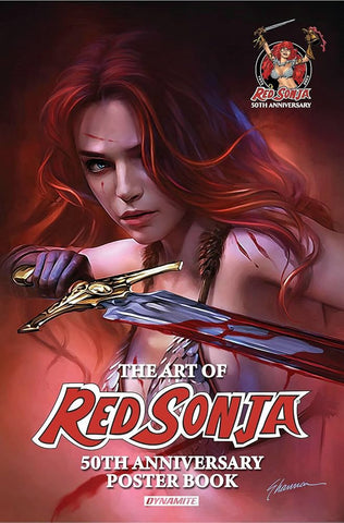 The Art of Red Sonja: 50th Anniversary December 2024 Soft Cover Graphic Novel Poster Book