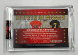 Arthur Ashe Frank Robinson Jack Nicklaus Phil Esposito 2021 Leaf Ultimate Sports No.USA-04 #1/4 Relic Single Card