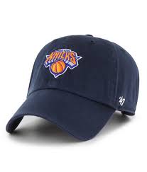 Knicks Hat 47' Clean Up Adjustable Navy Blue