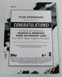 Reds Tyler Stephenson 2021 Topps Inception 05/75 Rookie On-Card Autographed Single Card