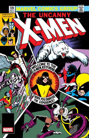 X-Men: Issue #139 September 2025 Facsimile Edition Comic Book