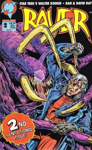 Raver Issue #2 May 1993 Comic Book