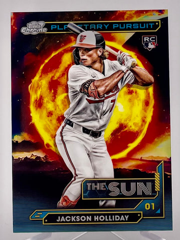 Orioles Jackson Holliday 2024 Topps Chrome Cosmic No.PPS-5 SSP Rookie Single Card