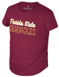 FSU Kids Girls Shirt Bree Ruched