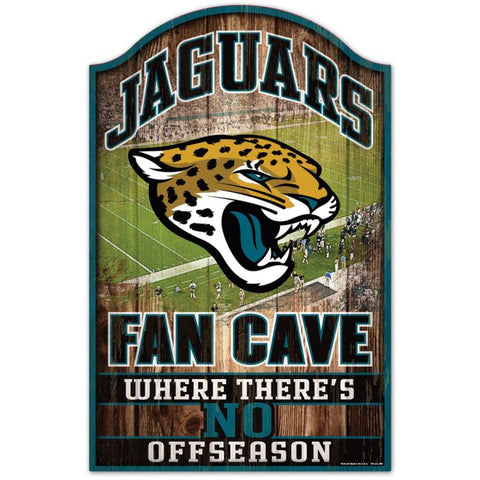 Jaguars Wood Sign 11x17 Fan Cave