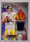 Steelers Ben Roethlisberger/Will Howard 2025 Panini Donruss No.PTJ-PIT #117/199 Relic Single Card