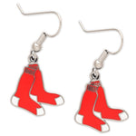 Red Sox Earrings Dangle Silver Logo "Sox"