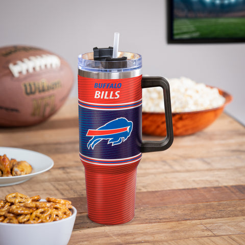 Bills 40oz Stainless Steel Canyon Cup w/ Straw