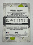 Rockies German Marquez 2022 Topps Inception No.90 #089/150 Single Card