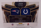 Colts/ Patriots Adam Vinatieri 2023 Panini Select No.MU-AVI #85/99 Relic Single Card