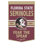 FSU 24"x38" Wool Banner Slogan