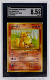 Pokémon #26 Gowlithe 1999 Japanese Intro Pack No. 058 SGC Graded 8.5 Single Card