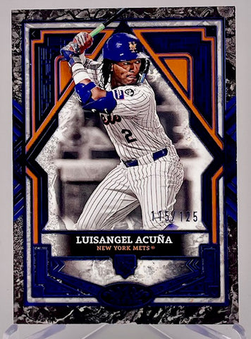 Mets Luisangel Acuna 2025 Topps Tier 1 No.92 #115/125 Rookie Single Card