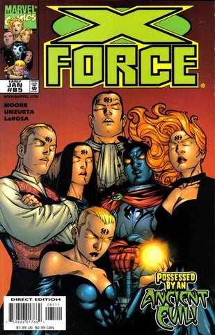 X-Force Issue #85 January 1999 Comic Book