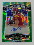 Trojans Drake London 2022 Leaf Valiant No.AA-DL1 30/30 Autographed Rookie Single Card