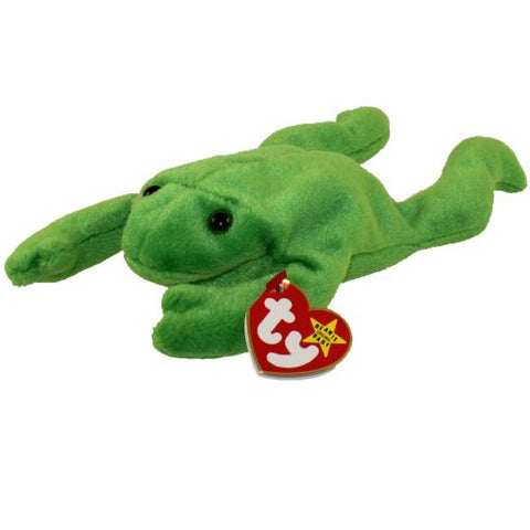 TY Beanie Baby 9" - Legs the Frog 1993