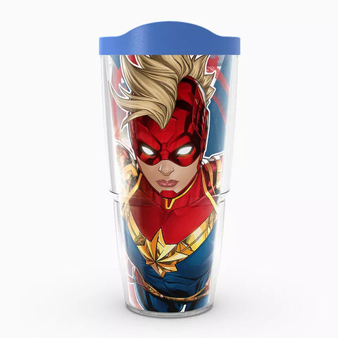 Marvel 24oz Captain Marvel Iconic Tervis w/ Lid