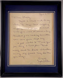 Colts 8x10 Letter - Johnny Unitas - Autographed Hand Written Letter w/ Picture and w/ Beckett COA