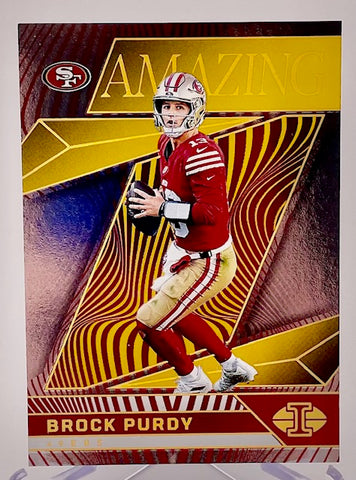 49ers Brock Purdy 2024 Panini Illusions No.12 #09/25 Single Card