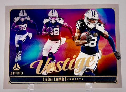Cowboys CeeDee Lamb 2025 Panini Luminance No. 16 Single Card