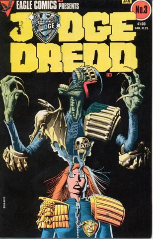 Judge Dredd Issue #3 January 1984 Comic Book